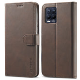 LC.IMEEKE Calf Texture Leather Phone Case, For OPPO Realme 8 5G / Realme 9 5G / Realme Q3 5G / V13 5G / Q3i 5G